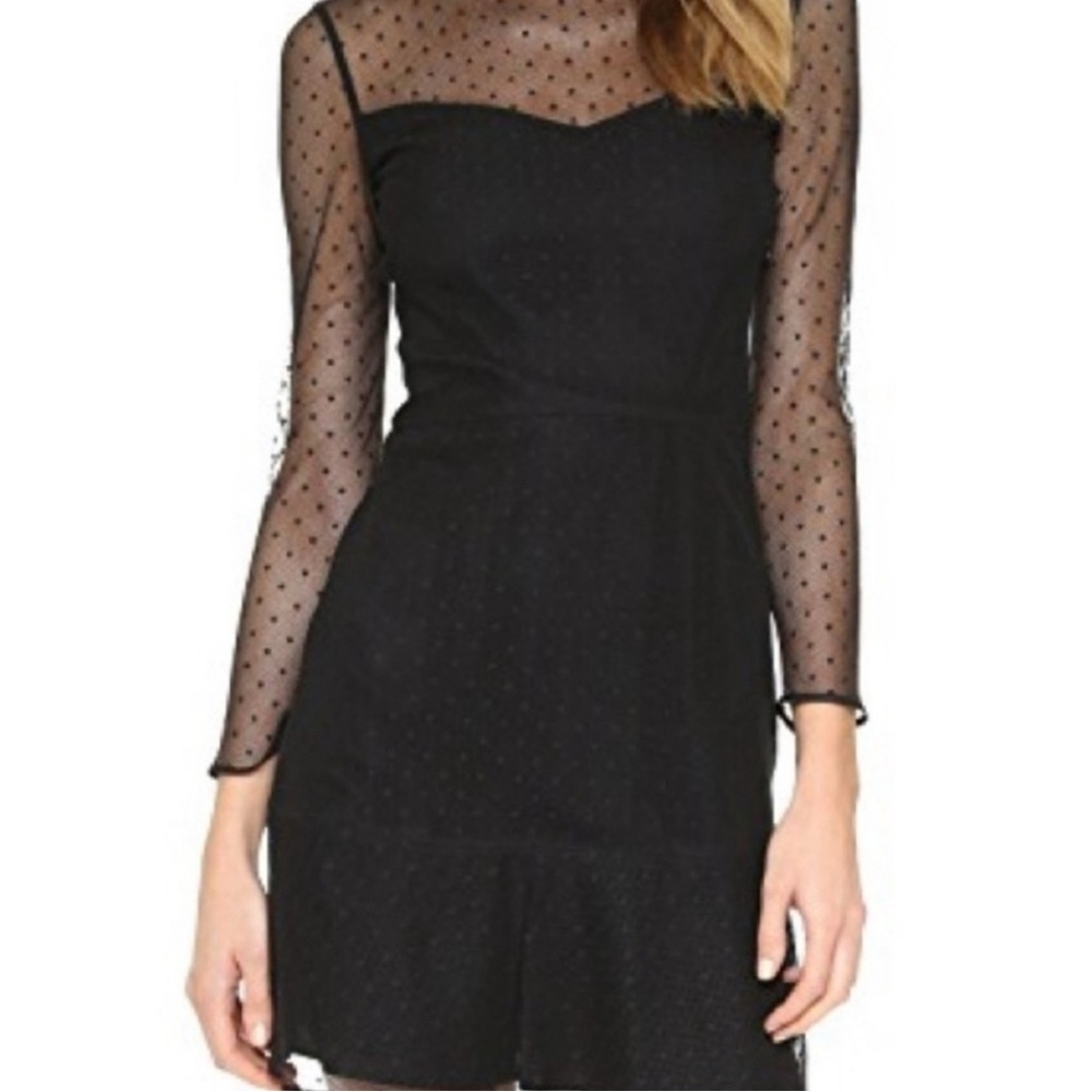 rag & bone Black Long Sleeve Dress